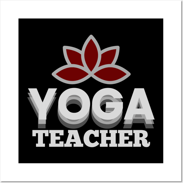 Yoga teacher Wall Art by divinoro trendy boutique